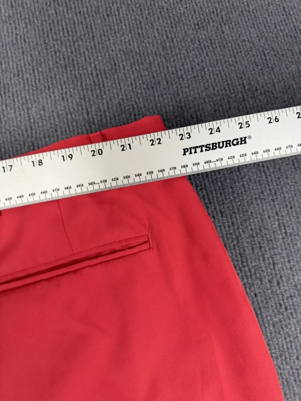 Adjust-A-Band Mens Red Expandable Waist Shorts 44